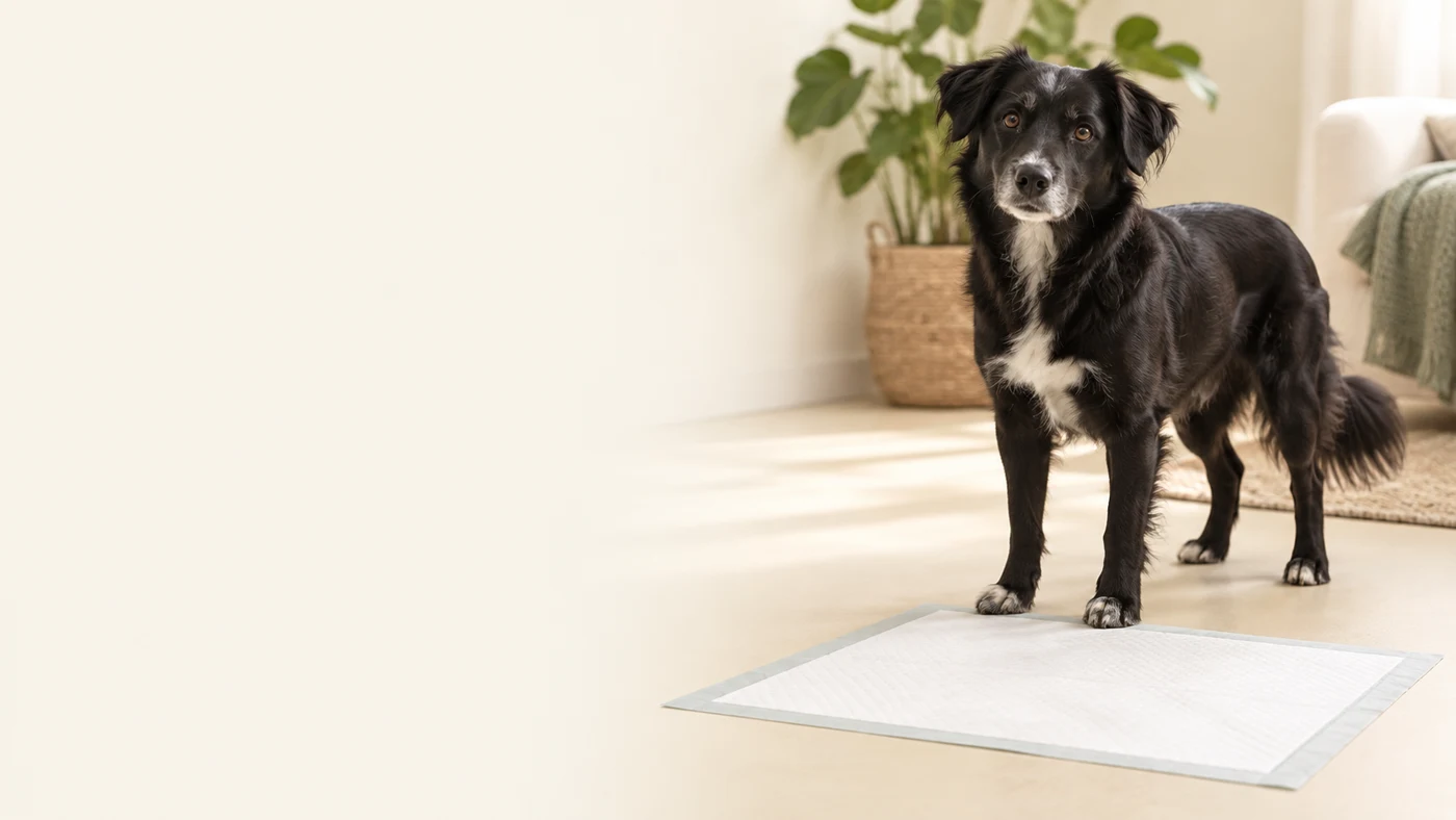 Contexto de Comparador de tapetes higiênicos para cães