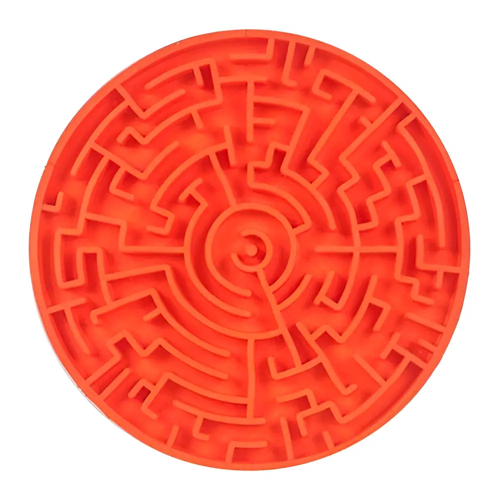 Pet Games Labirinto — Tapete de lamber G, laranja — Pet Games Labirinto tapete de lamber G laranja