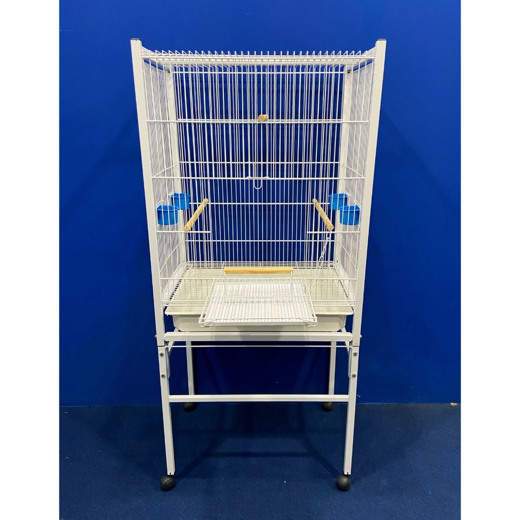 Gaiopar 269 — Com suporte e rodas, branca — Gaiopar 269 com suporte e rodas, branco